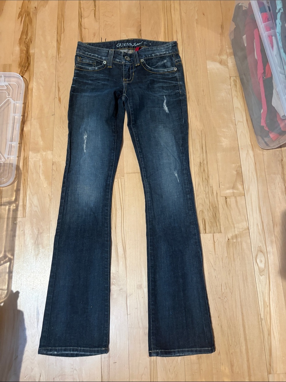Guess vintage low rise  Dark Blue Flare Jeans